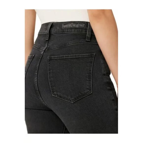 Favorite Daughter Valentina High-Rise Jeans in Black, Size 30 - New with Tags - Picture 4 of 6